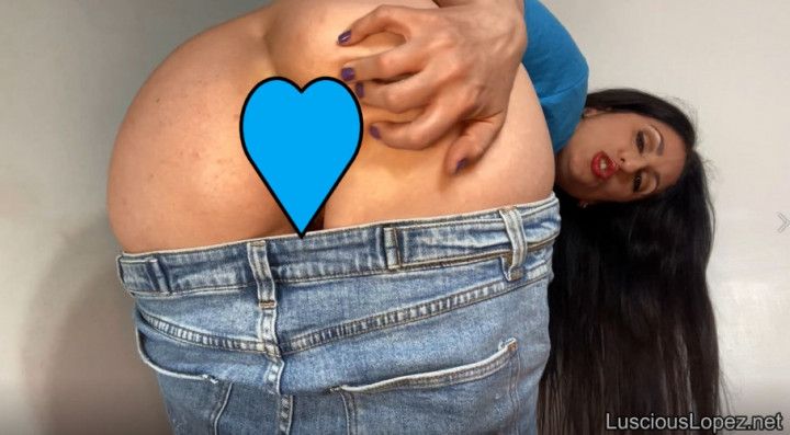 Luscious Lopez jean shorts step-mom JOI countdown