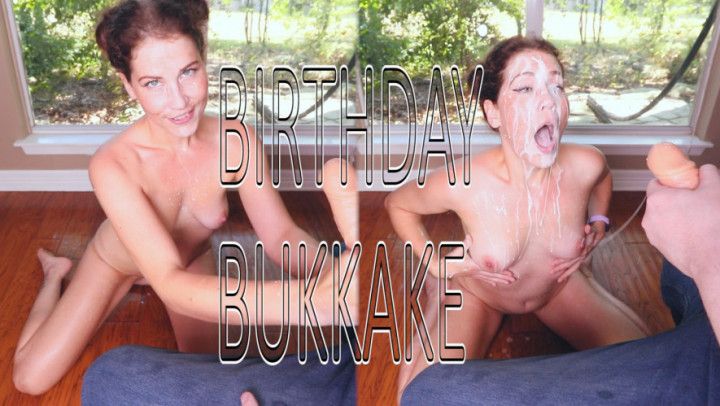 Birthday Bukkake JOI