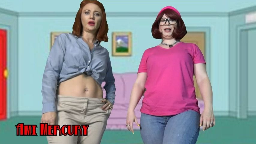 Meg and Lois Griffin Ass Worship