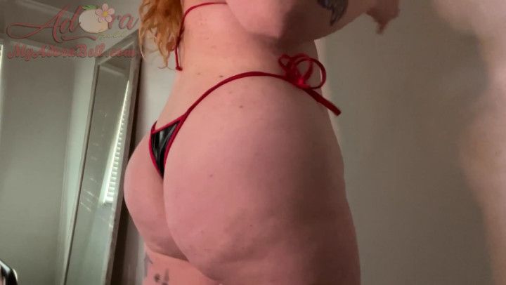 Goth Bikini Ass Worship