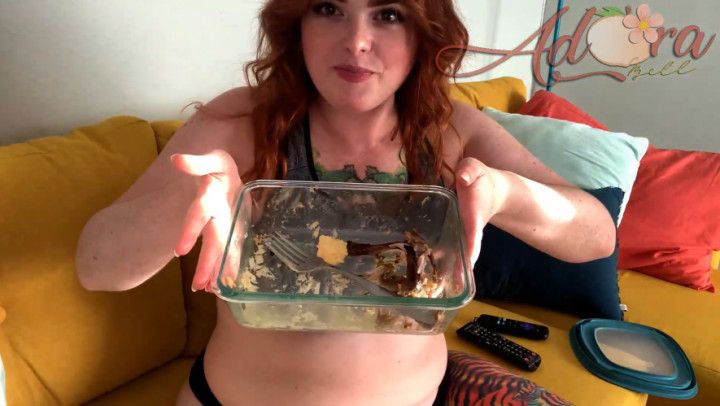 Stuffing Myself w Thanksgiving Leftovers