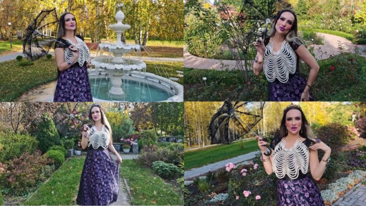 Worship the elegant gothic dark goddess