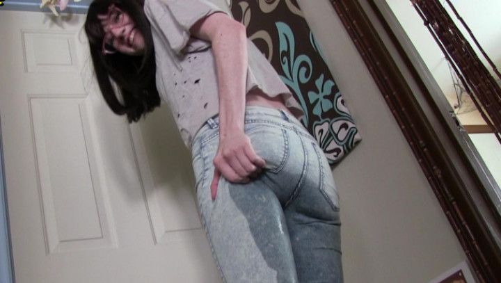 Desperate to pee girls pissing panties 8