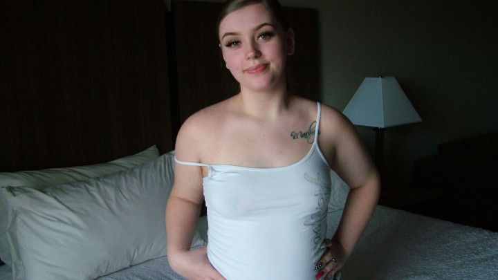 Hailey-Prego 18 yo. First Porn