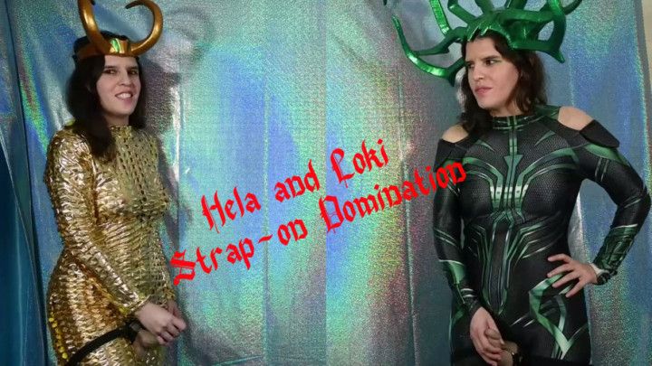 Hela and Loki Strap-on Domination