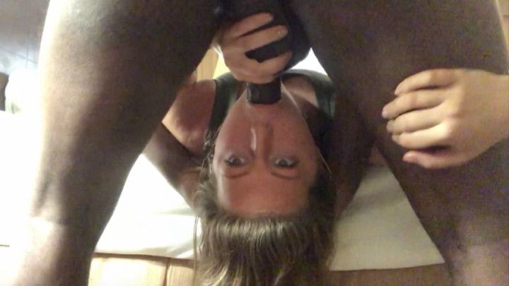 Febby Twigs upside down BBC face fuck