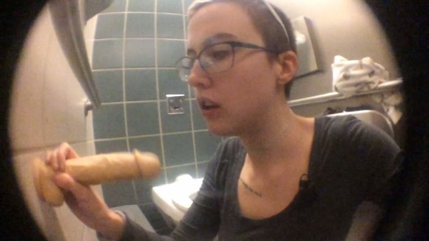 Public Airport Bathroom Blowjob