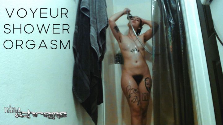 Voyeur Shower Orgasm