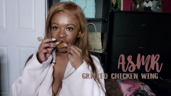 Grilled Chicken Wing ASMR
