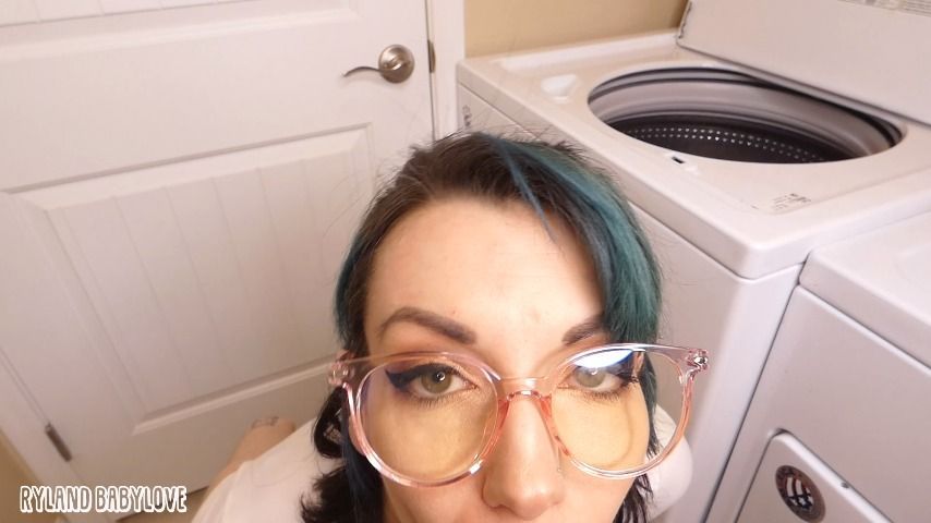 step-Sister Gives step-Brother Reluctant Blowjob