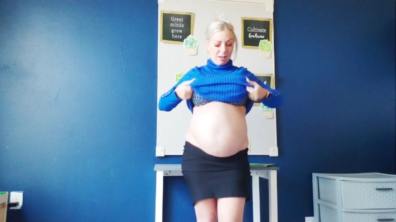 PREGNANT VORE - You are late to class