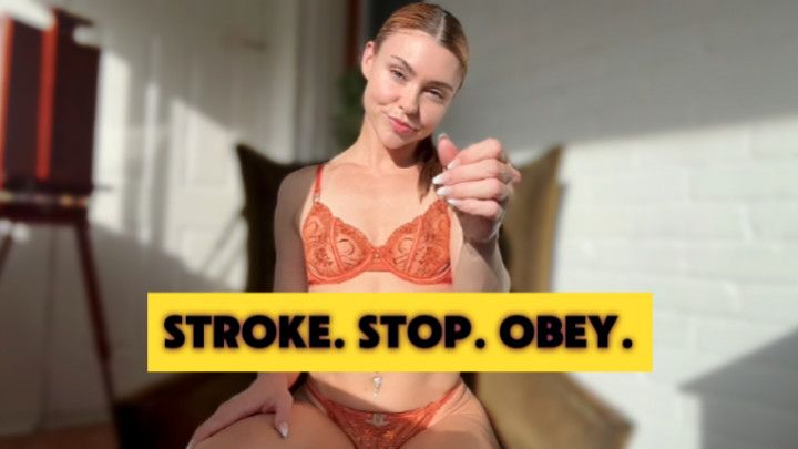 Stroke For Me, But Never Cum
