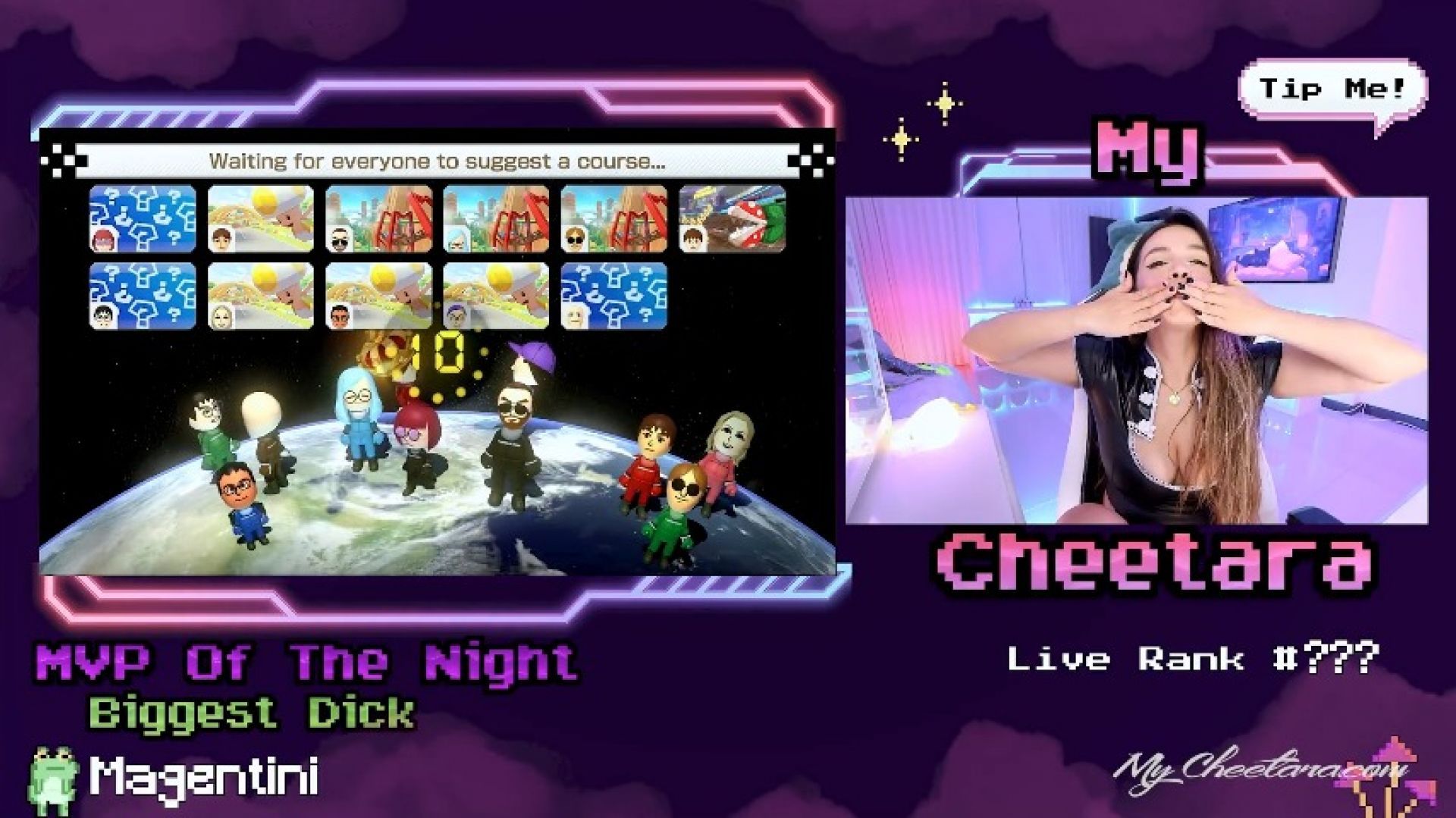 Playing Mario Kart Live