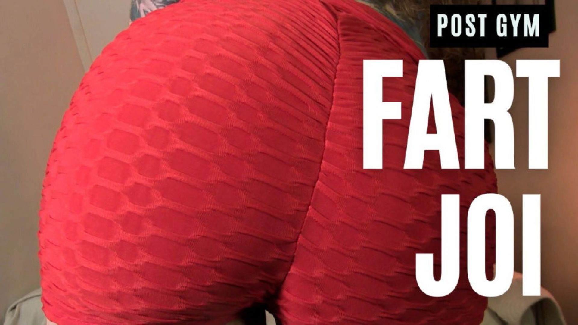 Sweaty Post-Workout Fart JOI