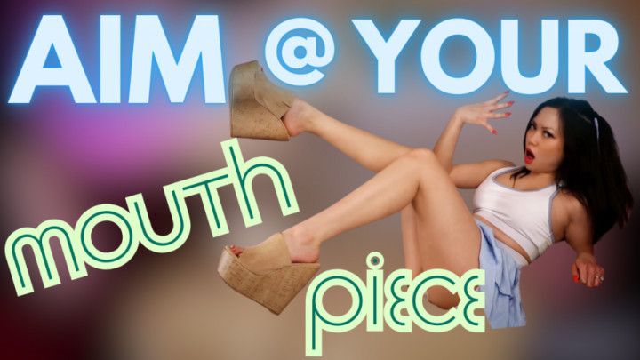 Aim at your Mouthpiece for Asian Mistress