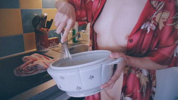 Making pancakes, talking, laughing. Life