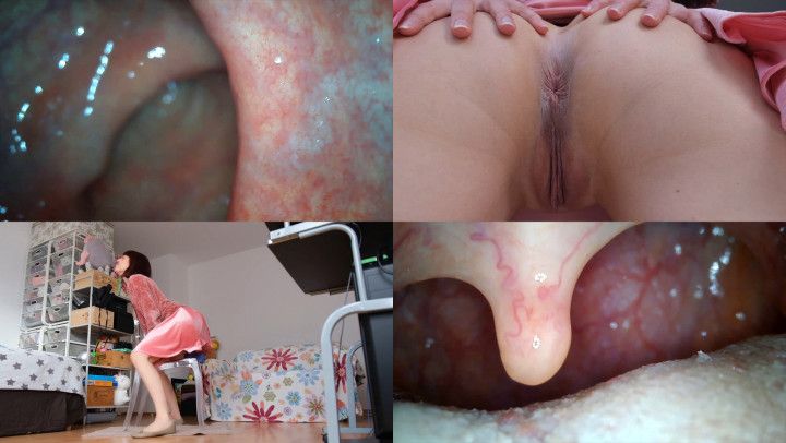 Tiny's POV trip from giantess asshole to mouth