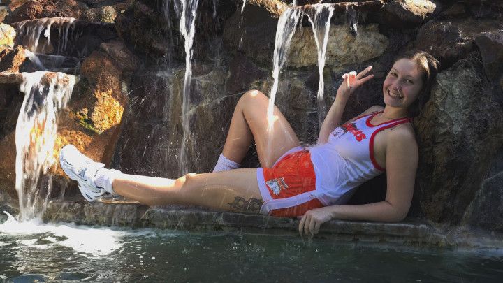 New Balance &amp; Hooters Uniform in the Pool