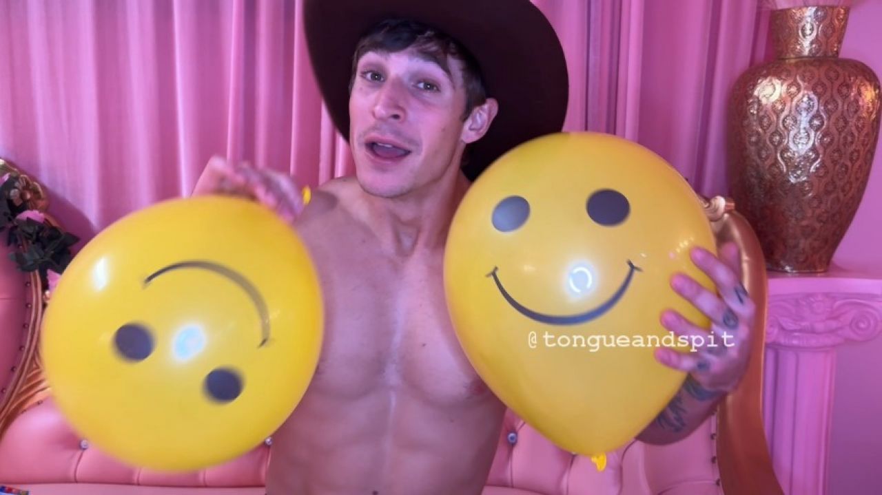 Logan Blowing Balloons Part13 Video1