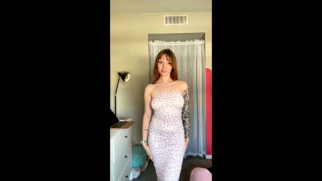 maxi dress / long dress try on