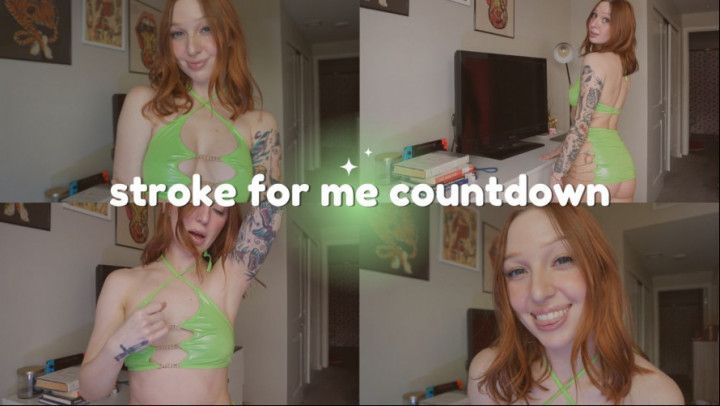 816. Stroke for Me JOI Countdown
