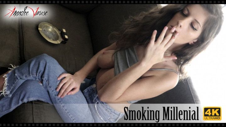 Smoking Millennial 4K-UHD