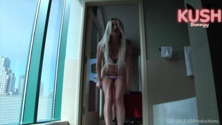 Bratty step-Son Watches Me Pee