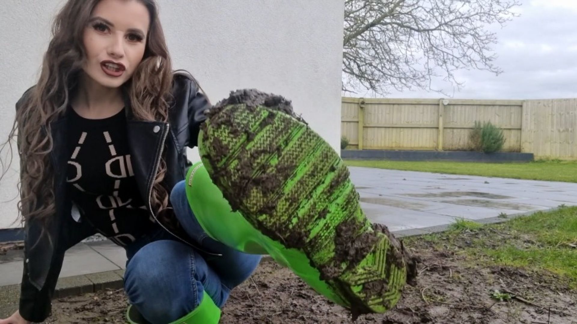 Mistresses Muddy Wellies JOI