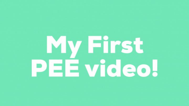 My First Pee Video