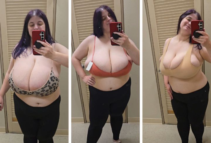 Dressing Room Bra Try-On 3