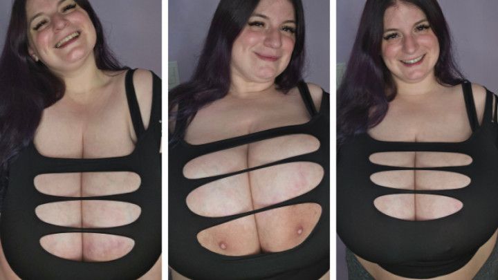 Black Top Titty Reveal