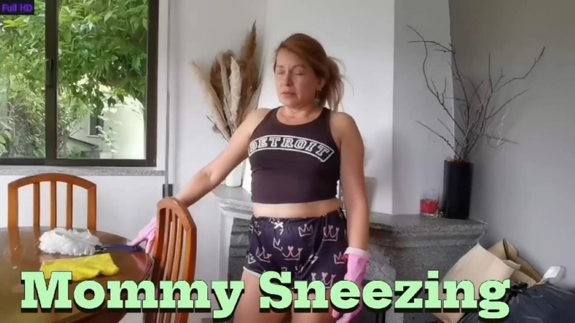Mommy Sneezing