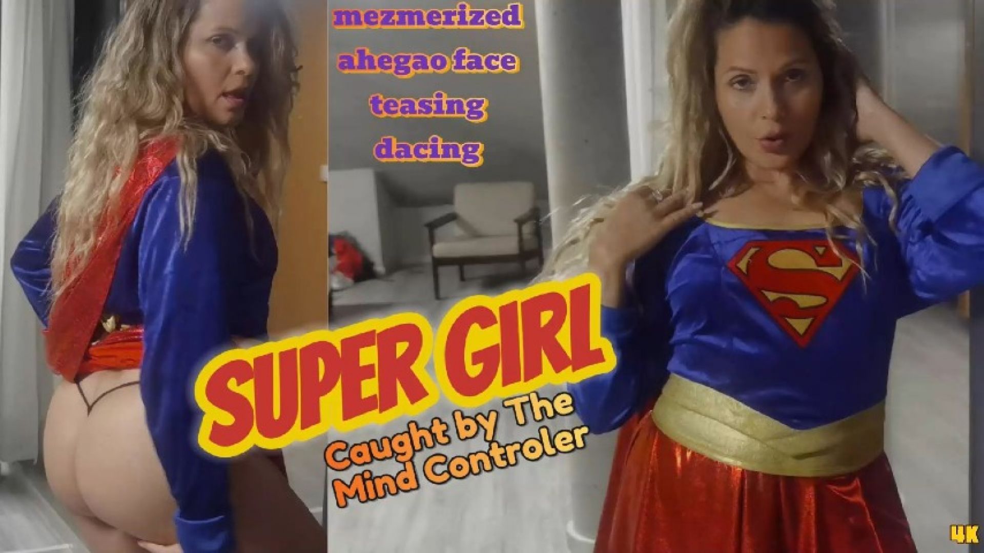 SuperGirl caught by the Mind Controler
