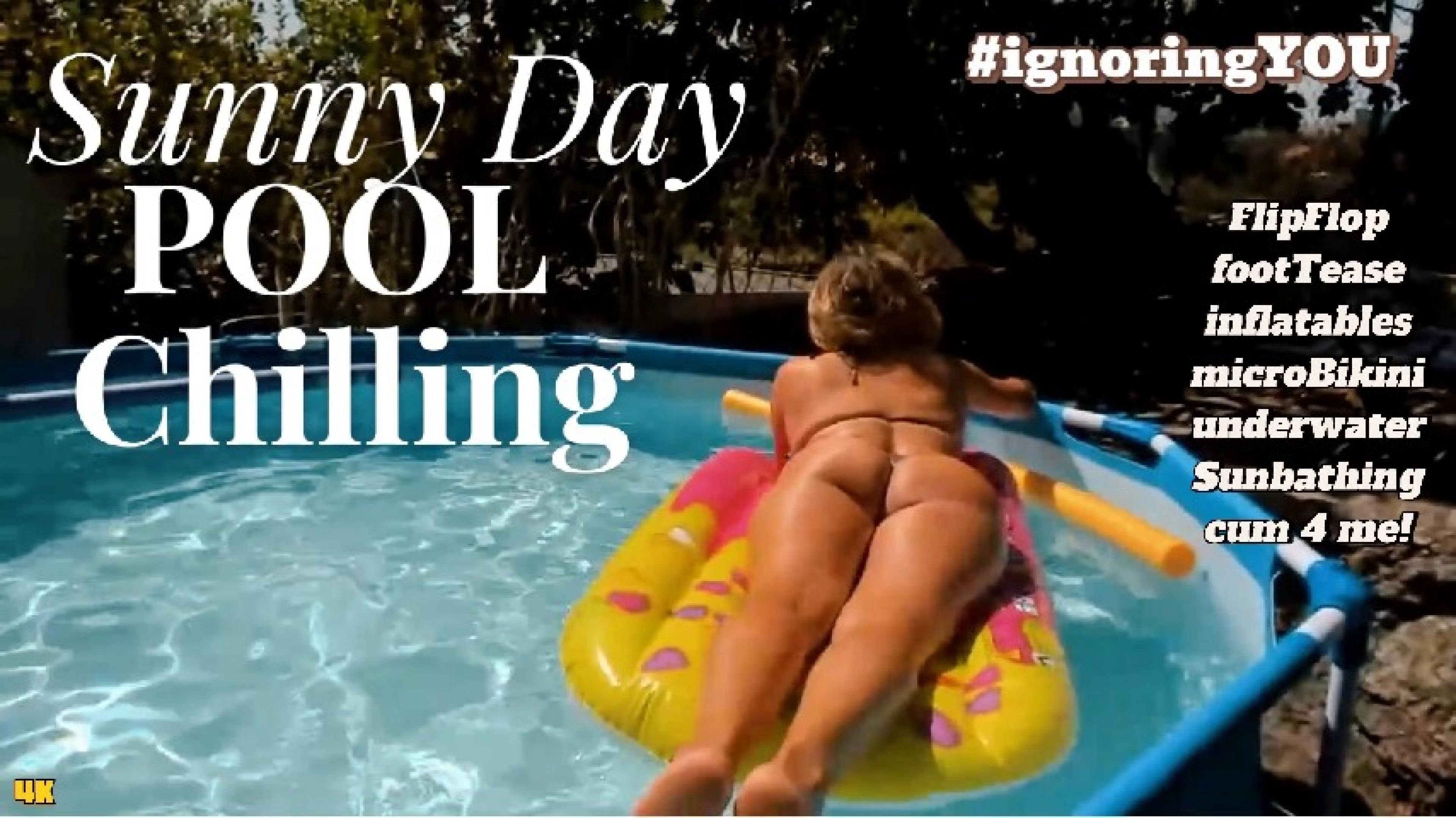 Out Door Pool 4K FemDOM