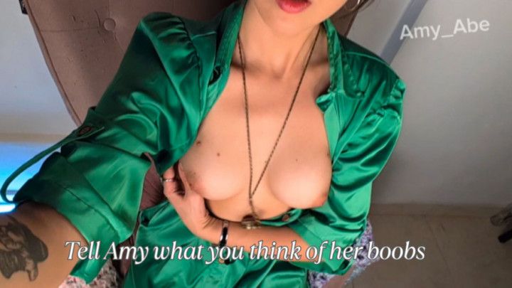 Worship Amy Abe's boobs