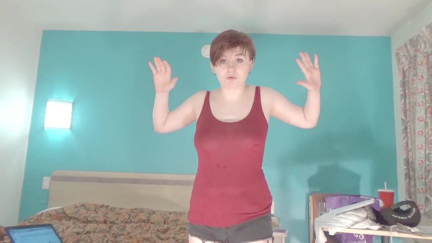 bound by a robber- struggling to escape