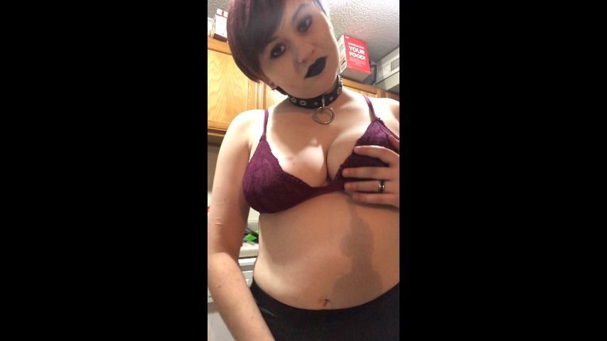 Goth slut services your stress away POV