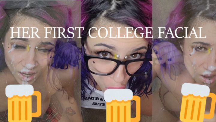HER FIRST COLLEGE FACIAL