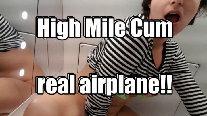 Cumming in the Airplane First Time