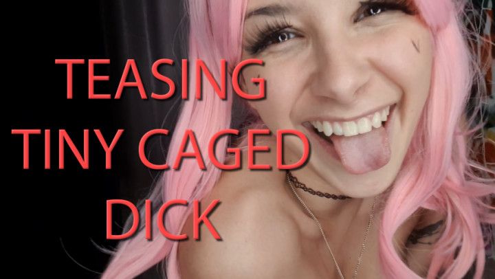 Teasing Your Dick in a Chastity Cage